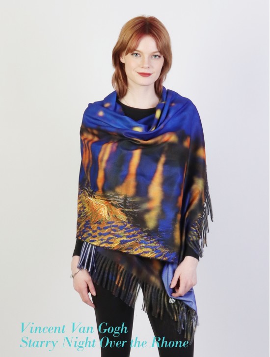 Oil Painting Design Fashion Scarf